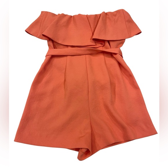 Babaton Altamiro Off-the-Shoulder Romper Size 4 - Picture 3 of 4